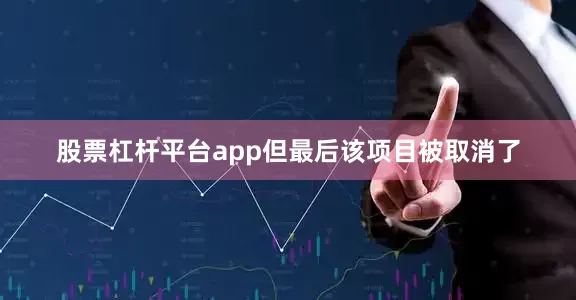 股票杠杆平台app但最后该项目被取消了